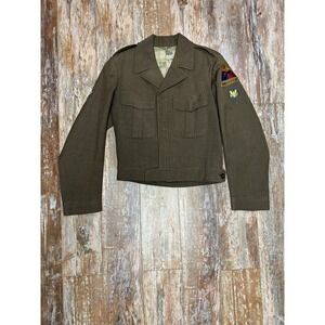 Vintage United States U.S. Military Uniform Jacket Coat